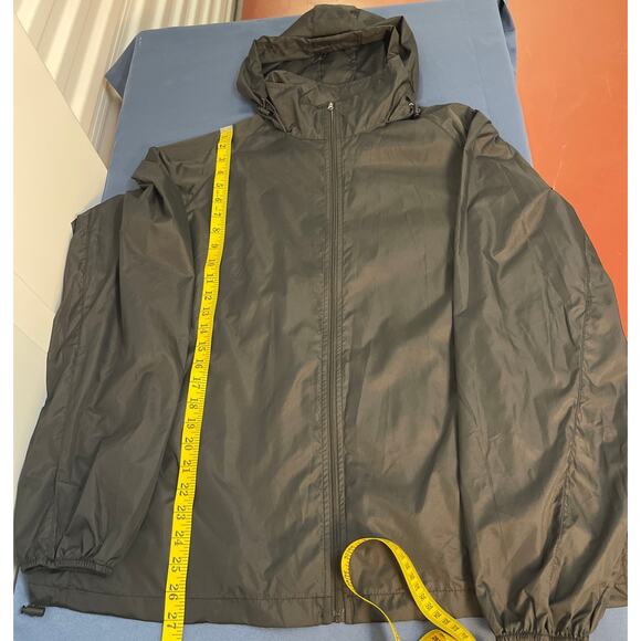 Spmor Women’s Waterproof Light Hooded Full Zip Jacket Color Black Size XXL - Picture 5 of 6